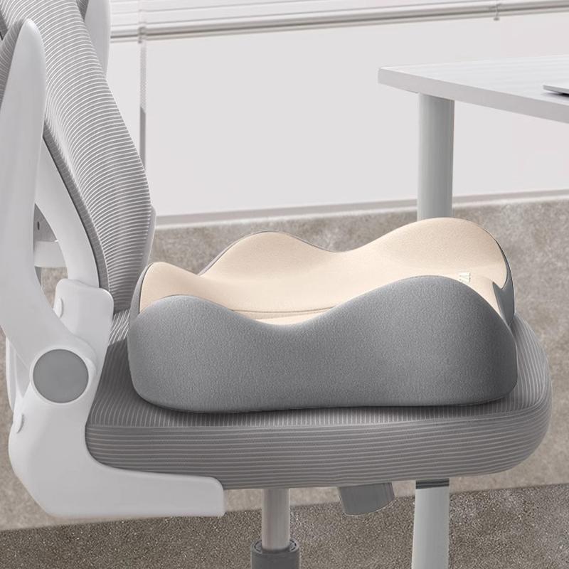 Office Seat Cushion Backrest Integrated Seat Cushion For Lumbar Support Pressure Relief Memory Foam Seat Cushion