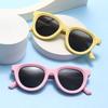 New Brand  Kids Round Sunglasses Candy Color Boy Girls Sun Glasses UV400 Protection Eyewear Outdoor Sports Travel Po Prop