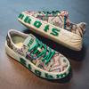 Fashion Men Vulcanized Shoes New Platform Breathable Canvas Shoes Men Trendy Thick Soled Printing Sports Casual Shoes Sneakers