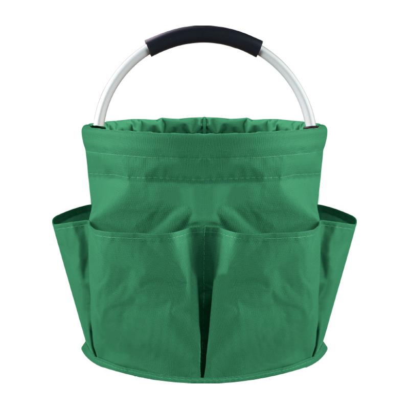 [PLUM]17L Portable Garden Tool Storage Basket Large Capacity Multiple Pocket Folding Basket Outdoor Picnic Hand Basket Beach Bag