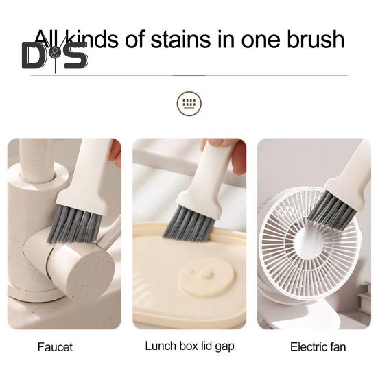 2-In-1 Cup Lid Gap Cleaning Brush with Slanted Bristles Water Bottle Cover Cleaner Brush Seal Remover Multifunctional Cup Lid Crevice Cleaning Tools