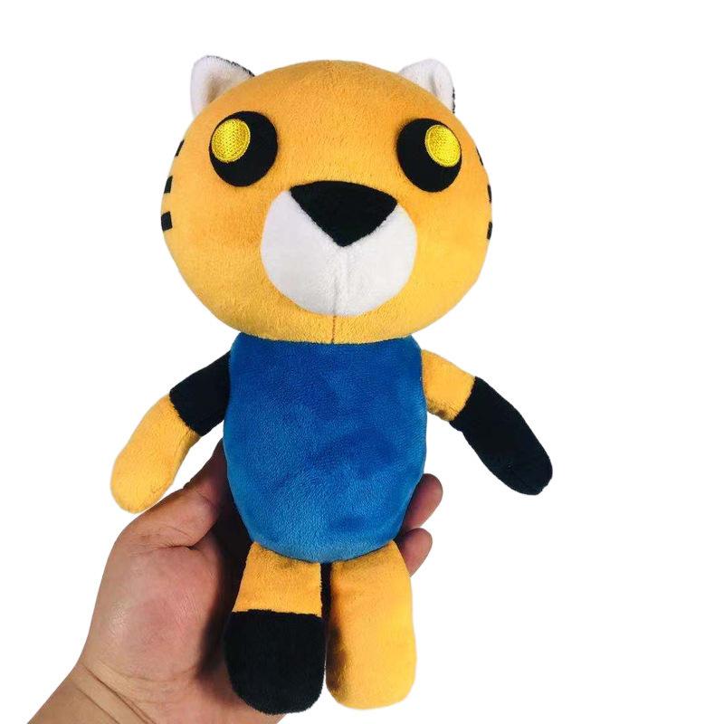 Pig Joker Roblox Soft Plush Dolls Stuffed Animal Toy Pink Pig Wolf Tiger Clown Figures Birthday Holiday Party Gift For Game Fans
