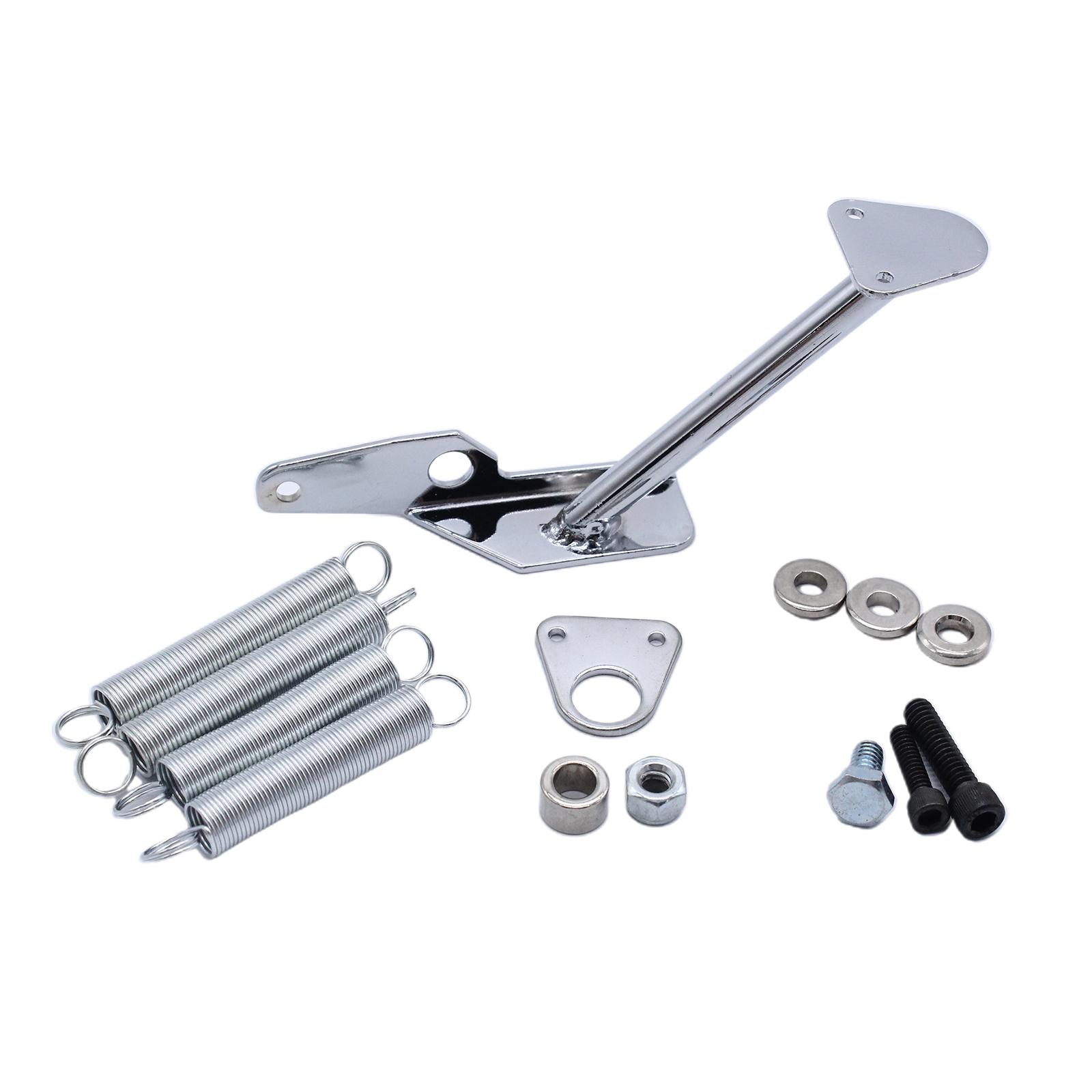 

Для двигателей SBC-BBC 302 350 Chrome-Throttle Return Spring Bracket & Dual Springs Kit Сменные аксессуары