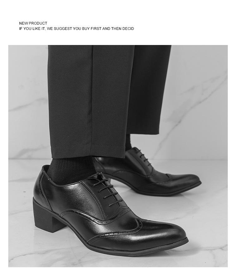 Men's Large Size British Style Tassel Loafers - Formal Pointed Toe Leather Shoes