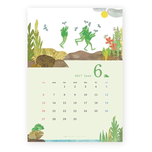 Hyogensha 2027 Wall Calendar A4 Leo Lionni 25-738