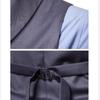 Vestă de toamnă în stil coreean pentru bărbați, culoare solidă, slim fit, haină clasică de stradă, vestă cu un singur piept pentru petrecere
