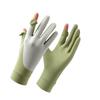 LILANG Ice Silk Fingerless Sun Protection Cycling Gloves