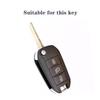 3 Buttons Silicone Car Flip Key Case Cover Shell for Peugeot 208 308 408 508 2008 3008 4008 5008 for Citroen C3 C4 CACTUS C6 C8