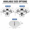 2/3 Pack Kitchen Canning Funnels Set with Strainer Stainless Steel Wide Mouth Canning Funnels for Filling Bottle Mason Jars