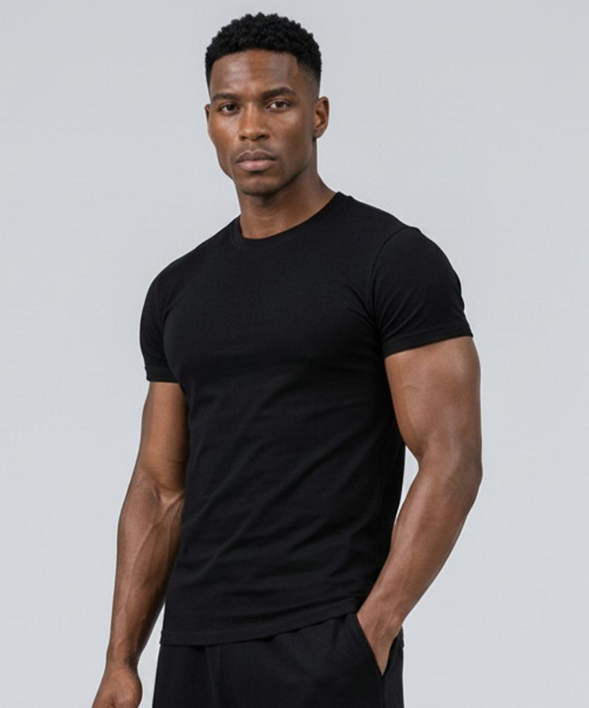 FOR THE FIT Cotton Air Muscle Fit Short Sleeve T-Shirt_3Color