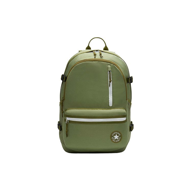 Converse Sports Leisure Logo Backpack Unisex Backpack Matcha-Green 10021138-A08 Matcha Green