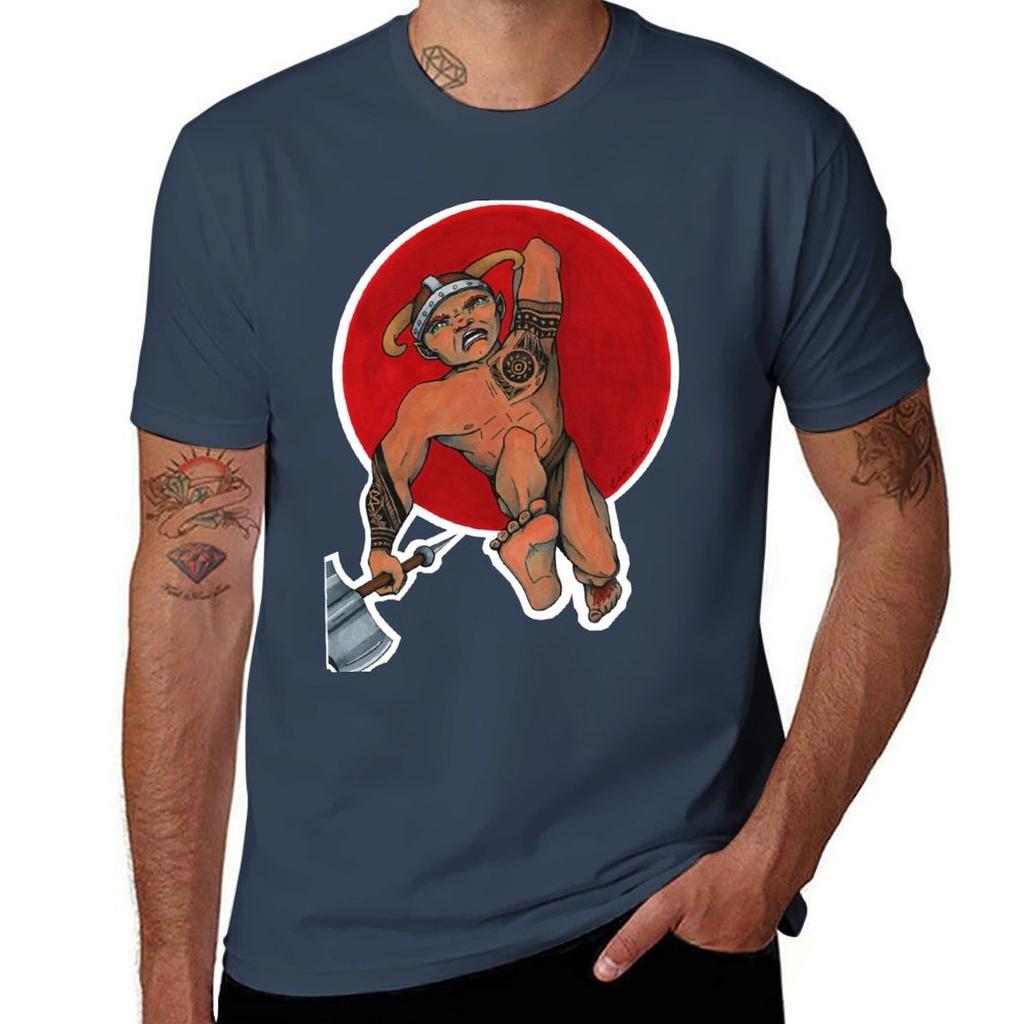 Barbarian Battlecry TShirt Fashion Graphic Tee for Unisex