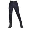Womens Kevlar Motorcycle Riding Jeans With Integrated Armor Protection Street Touring Use