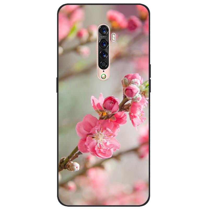Für OPPO Reno 2 Hülle Weiches TPU-Silikon Cartoon Rückseite Handyhüllen TPU Schwarzer Stoßfänger für Hülle PCKM70, PCKT00, PCKM00, CPH1907