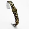 Nordic Viking Stainless Steel Rune Cuff Bracelet