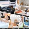 Vacuum/Drip Gel Magnet Phone Bracket Multi-angles Adjustment Strong Magnetic Suck Design Foldable Car Holder For Navigation