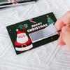30pcs Christmas Scratch Cards Set DIY Gift Vouchers with Santa Claus & Tree Pattern Fun Holiday Party Game Prizes