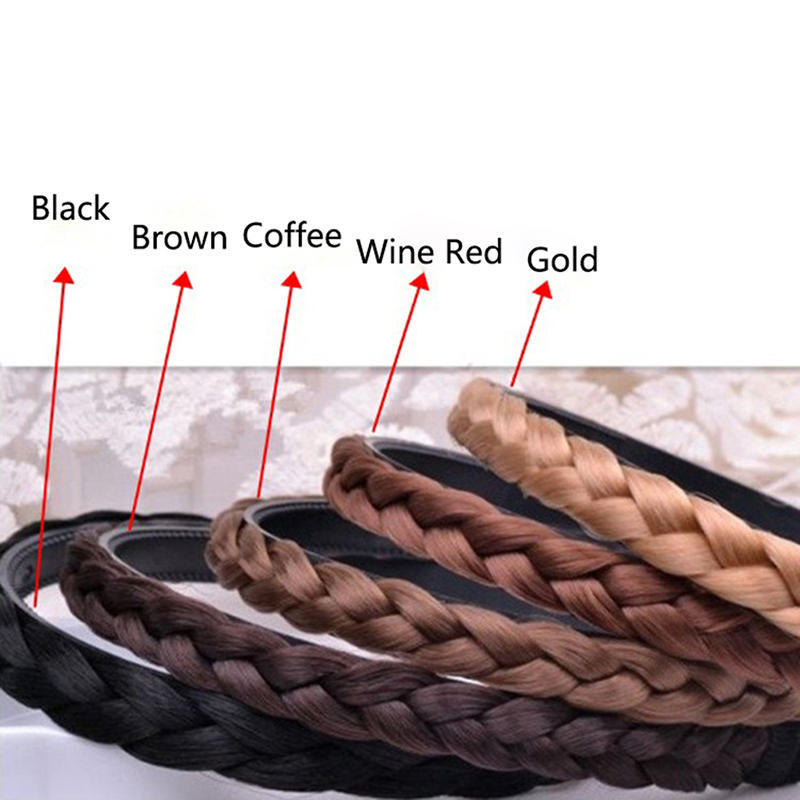 New Arrival Fashion Twisted Wig Braid Hair Bands Headband Women Hair Accessories