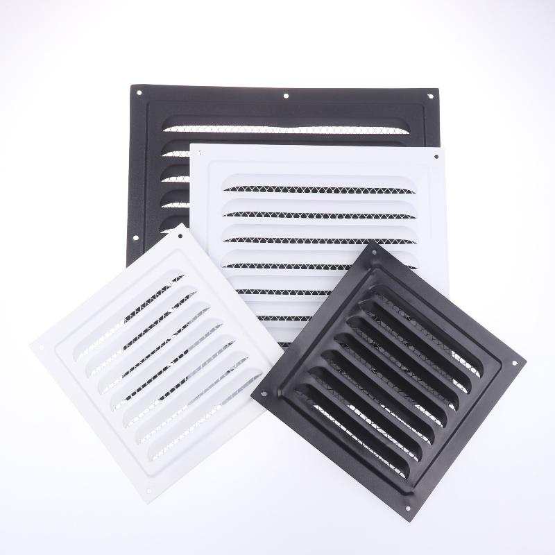 1/2 Stück 150/200/250 mm Metall-Lüftungsgitter Heizungs-Kühlungs-Lüftungsschlitzplatte Auslass-Lüftungsabdeckung