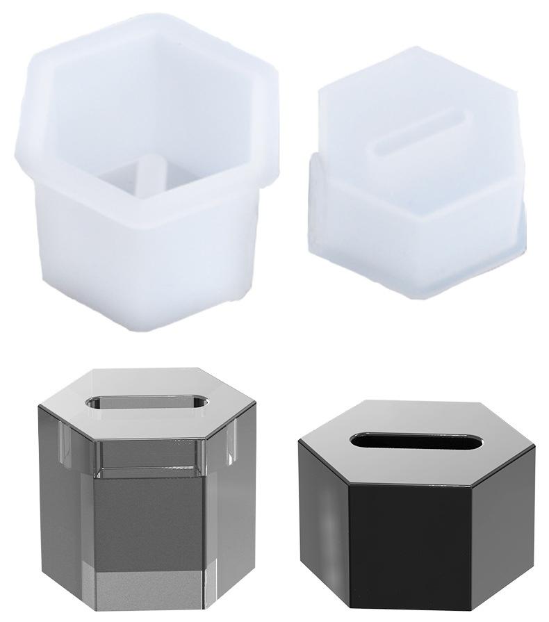 DIY Kristall Epoxidharz Form Ringhalter Ring Aufbewahrungshalter Silikonform