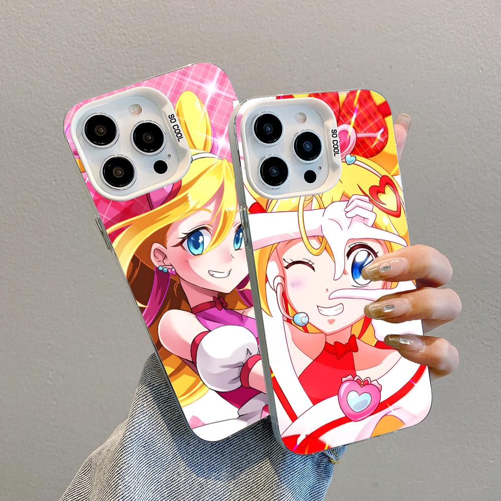 Sakura Uta Cure Idol White Translucent Mobile Phone Case for iPhone 17 16 15 14 13 12 11 X XR XS Air Pro Max Plus Colorful Cover