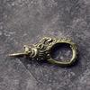 Carved Loong Keychains For Keys Or Small Items for Kids Teens Adults Portable and Versatile Metal Keyrings Brass