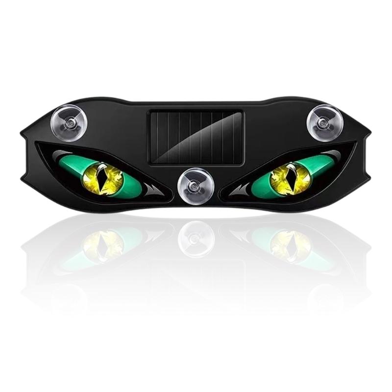 LED Car Window Warning Light, Solar and Type-C USB Rechargeable Suction Cup Display for Parked Vehicle Styling