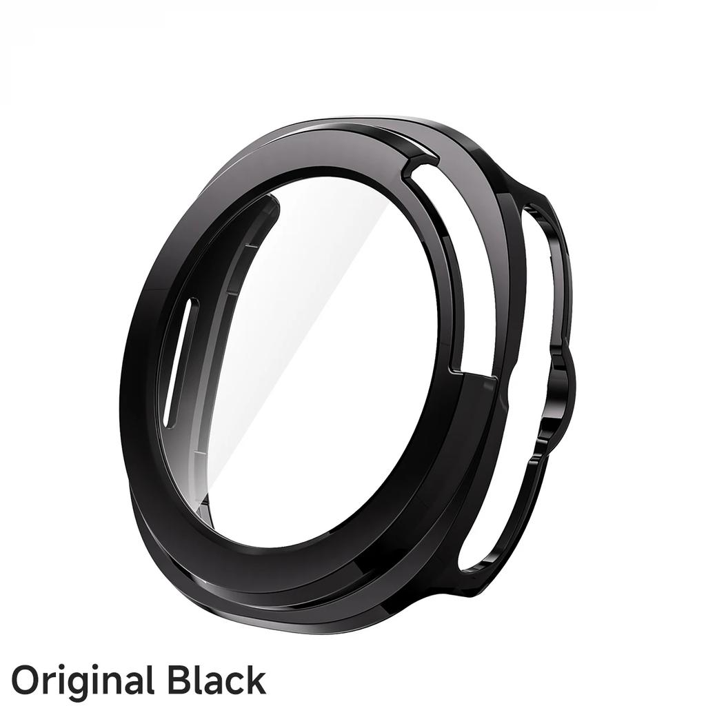 Hülle für Samsung Galaxy Watch 8 Classic Zubehör Panzerglas Displayschutz Bumper Galaxy Watch 8 Classic 46mm PC Hülle