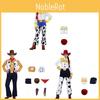 Toy Story Woody And Jessie Cosplay Costume Set For Halloween And Anime Role Play