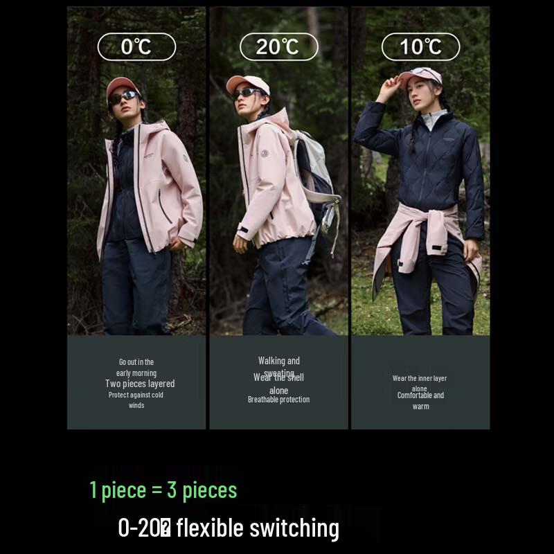 Bosideng B40132462 Windproof Casual Goose Down Jacket