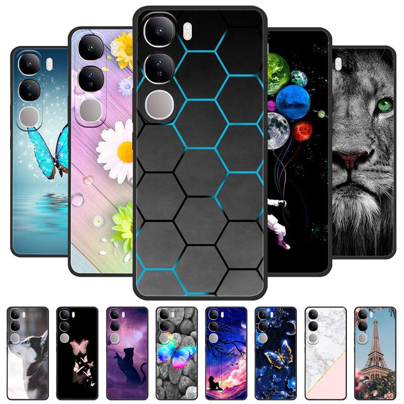 For Vivo V40 Lite IDN V40SE Y200 Y300 Case Shockproof Back Cover For V40Lite V40 SE 80W Soft Silicone Fundas Bumper Full Cover