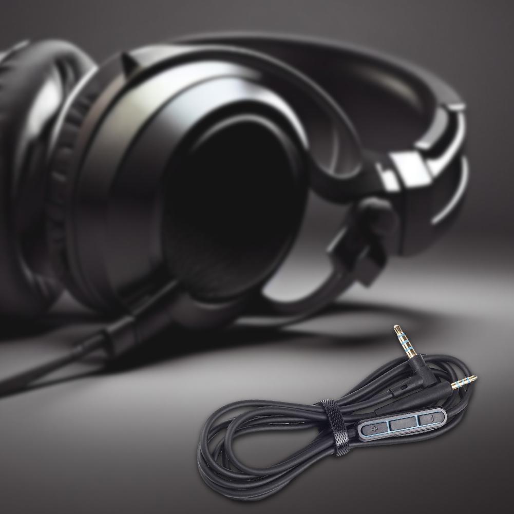 Audio Extension Cable 3.5mm To 2.5mm with Inline Mic Volume Control Audio Cable Headphone Cable for Bose QuietComfort QC25/QC25i