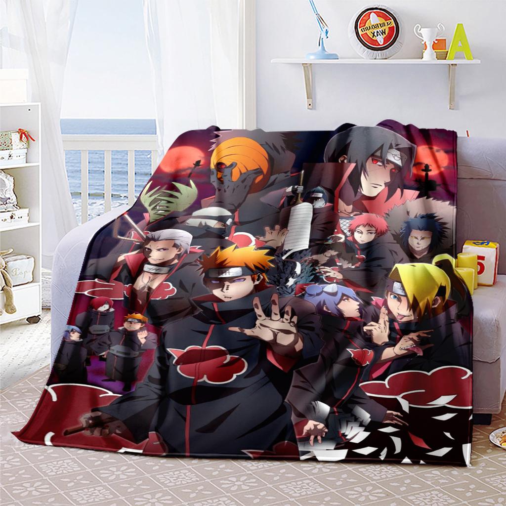 Japanese anime cartoon NARUTO famous Uzumaki Naruto blanket soft home furnishing nap decoration four seasons warm Sherpa blanket B12