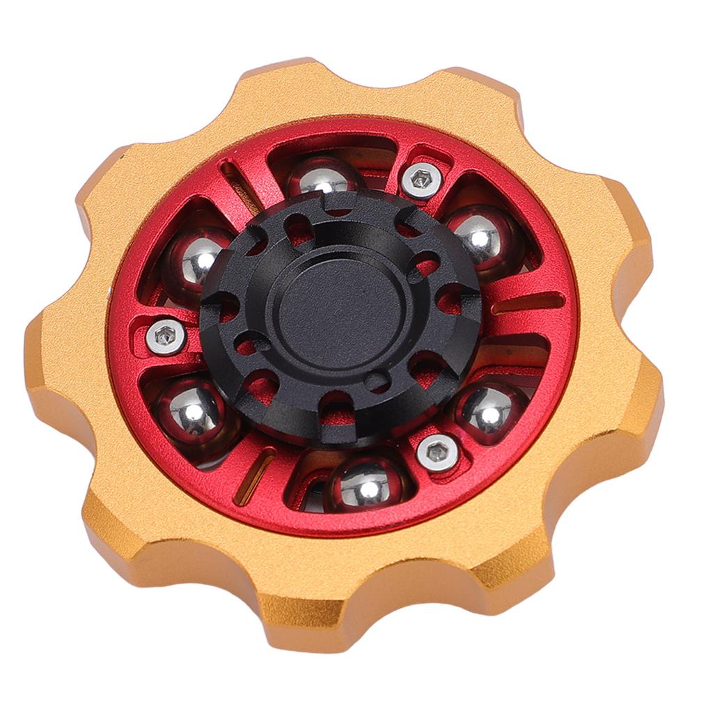 Round 6 Beads Fingertip Gyroscope Fingertip Rotating Toy Aluminum Alloy Mechanical Gyroscope Toy