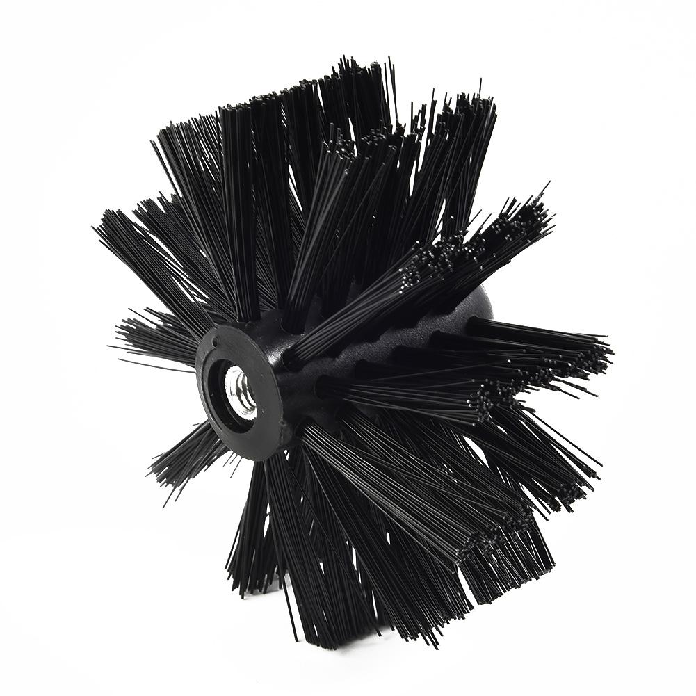 Chimney Brush 100/150/200mm Nylon Brush Head Dryer Vent Cleaning Brush Chimney Lint Remover Bristle Head Fireplace Cleaning Tool