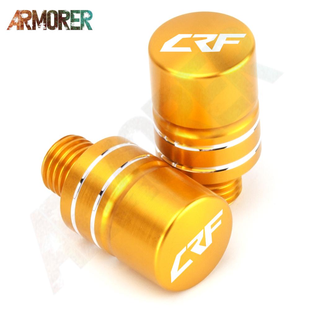 Für HONDA CRF1000L CRF 1000L Twin CRF250 Rally CRF250L CRF250M Mototcycle Zubehör M10 * 1,25 CNC Spiegel Loch Stecker