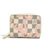 N60098 Damier Azur Tahiti Zip-around Coin Purse Wallet Coin Case