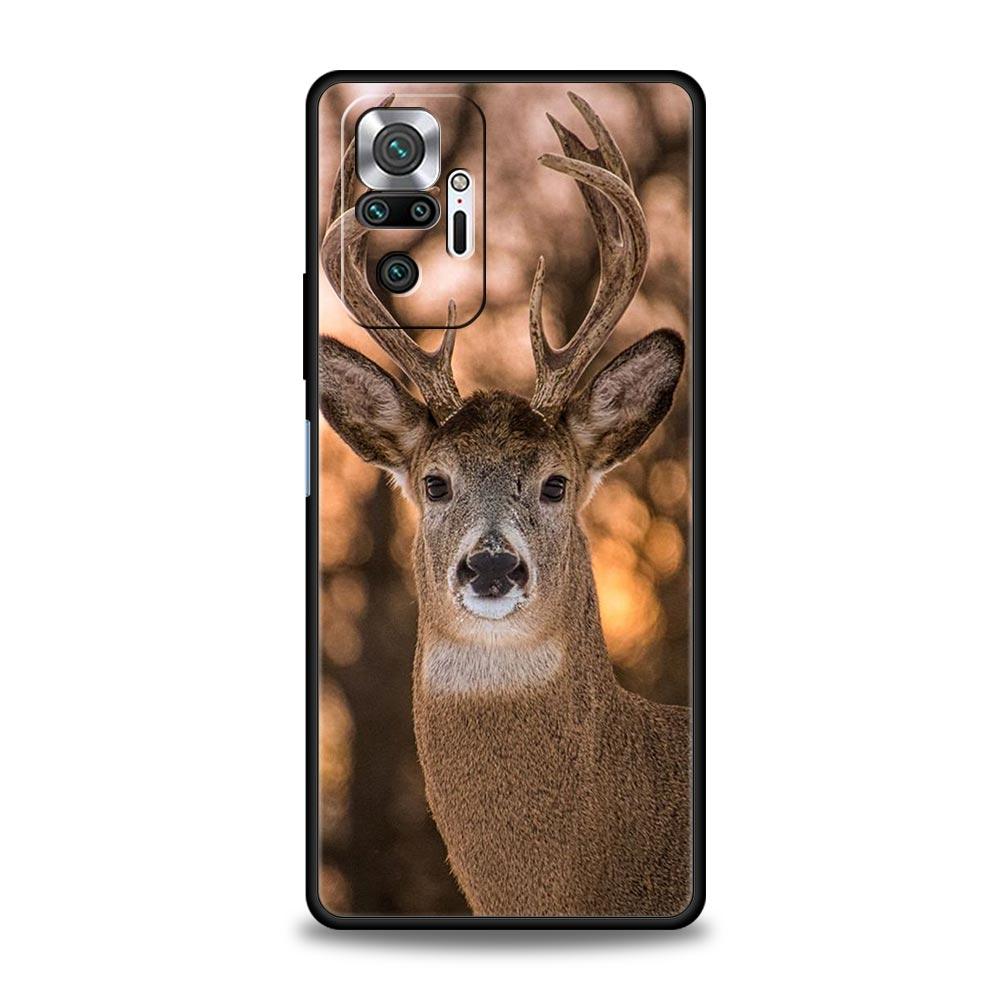

Deer Hunting Camo Phone Case For Xiaomi Redmi Note 14 13 5G 10 11 12 Pro Plus 4G 14C 13C 12C 10C Black Cover Redmi 12