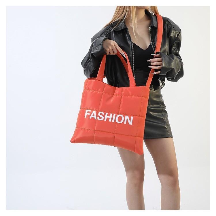 Stylish Korean Minimalist Cotton Tote Bag For Women In Black White And More Colors