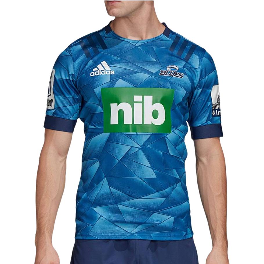 Adidas BAJU LELAKI SPORT PLANET 39 35 Rugby Jersey Men's Royal Trace ED7931