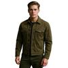 Men's New Genuine Handmade Lambskin Leather Biker Jacket Olive Green Motorcycle