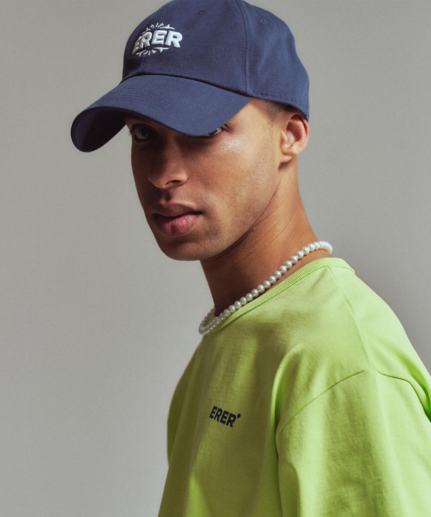 ERER Logo Ball Cap Navy