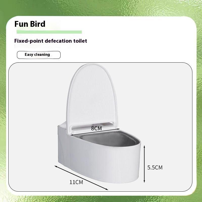

Товары для животных Попугай Настенный унитаз Xuanfeng Peony Туалет Пластиковый Металлический Подкладка Съемный Смывной Туалет Plastic liner