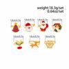 SHIXIN 7Pcs/Set Rhinestones Snowflake Christmas Tree Santa Claus Rings Women Cute Adjustable Knuckle Rings New Year Jewelry 2026