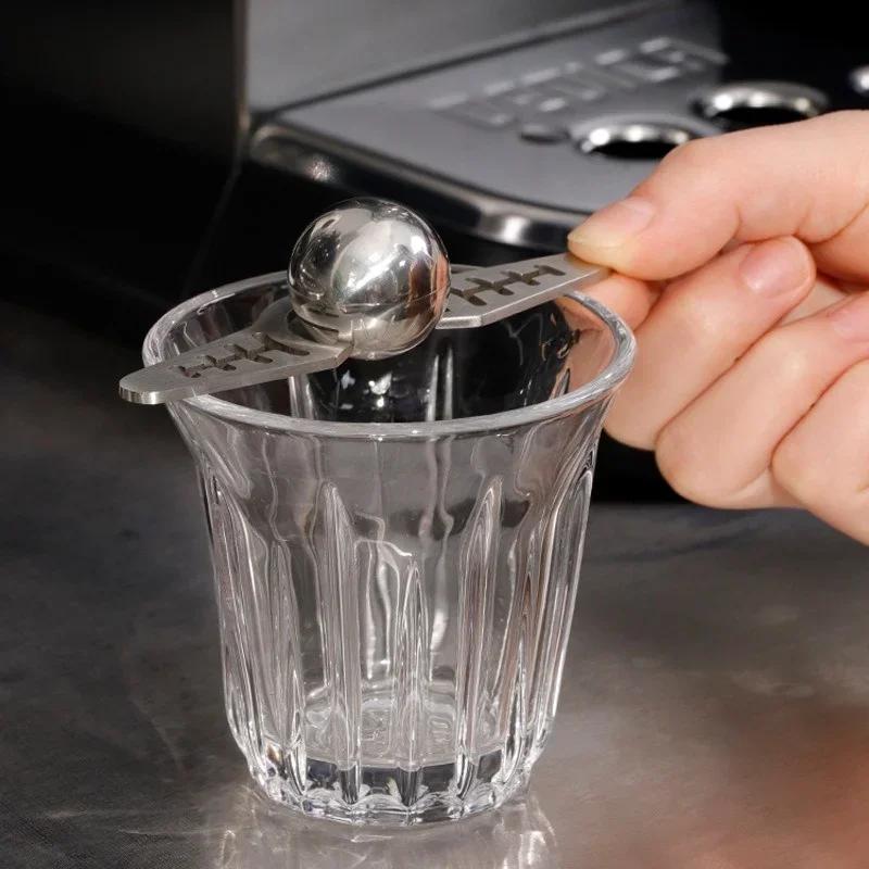 1pcs Coffee Ice Ball for Espresso Coffee Reusable Stainless Steel Ice Balls  Cooling Flavor Retaining Coffee Tool