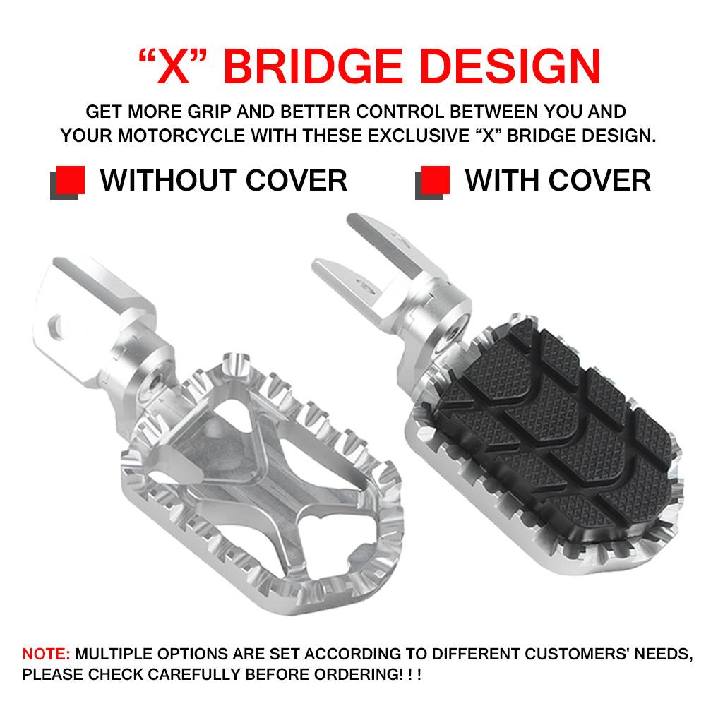 For BMW R1200GS OC 2004-2012 R Nine T R12 24-26 Motorcycle Foot Pegs Footrest Footpeg F650GS F700GS F800GS R1100GS R1150GS 99-03