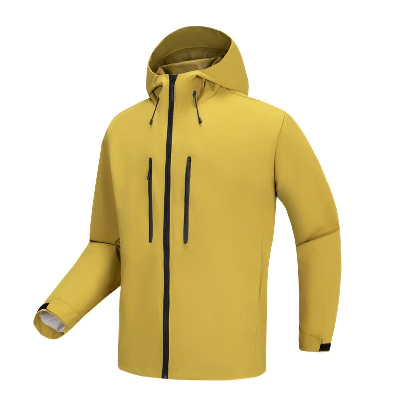 New Hooded Jacket Men's Fashion Trendy Men's Spring and Autumn Jacket Men's Spring and Autumn Jacket Waterproof Windproof Jacket Protection