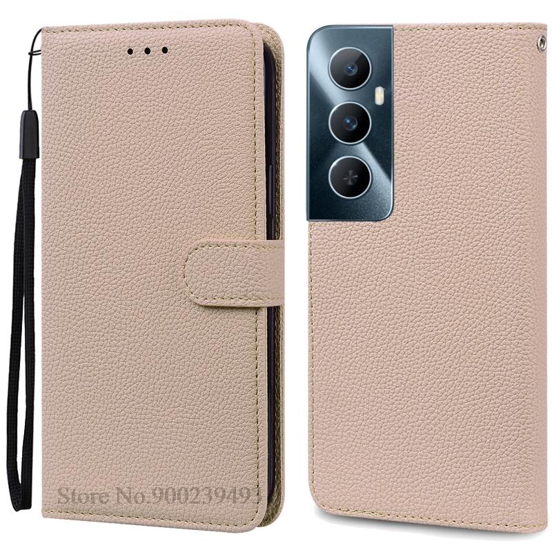Per Realme C65 Custodia Portafoglio in Pelle con Patta Custodia per Telefono Per Realme C65 4G Coque Fundas Per Oppo Realme C65 Custodia per Telefono