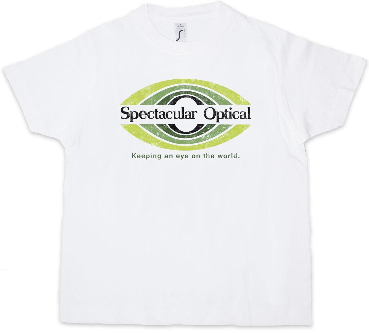SPECTACULAR OPTICAL Kids Boys T-Shirt Videodrome Sign Logo Company TV Show- 100