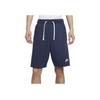 Nike Solid Color Sports and Fitness Casual Shorts Men Bottoms Blue DX0767-410